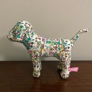 3 for $12 Bundle sale! Victoria's Secret Pink Plush Cloth Dog Graffiti Love
